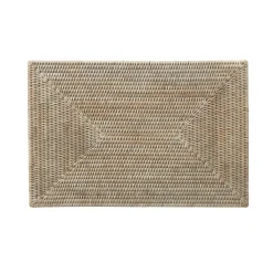 - Norah flettet dækkeserviet 45x30 cm^Lene Bjerre