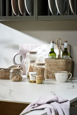 - Norah køkkengrejholder 19,5x19,5 cm. natur^Lene Bjerre Clearance