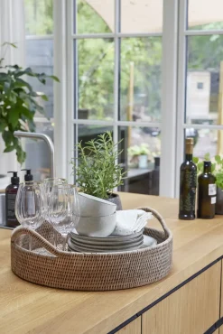 - Norah kurv 47,5X47,5X15 cm*Lene Bjerre Outlet