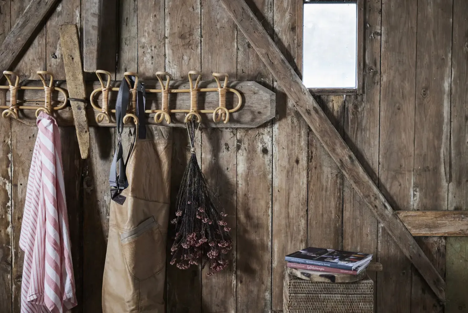 - Norah æske m. låg 30x22 cm. Natur^Lene Bjerre Best