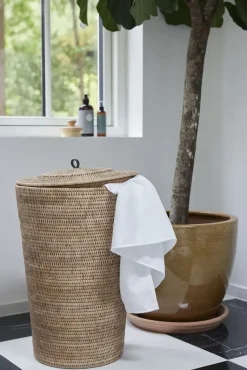 - Norah vasketøjskurv 70 cm. høj natur^Lene Bjerre Discount