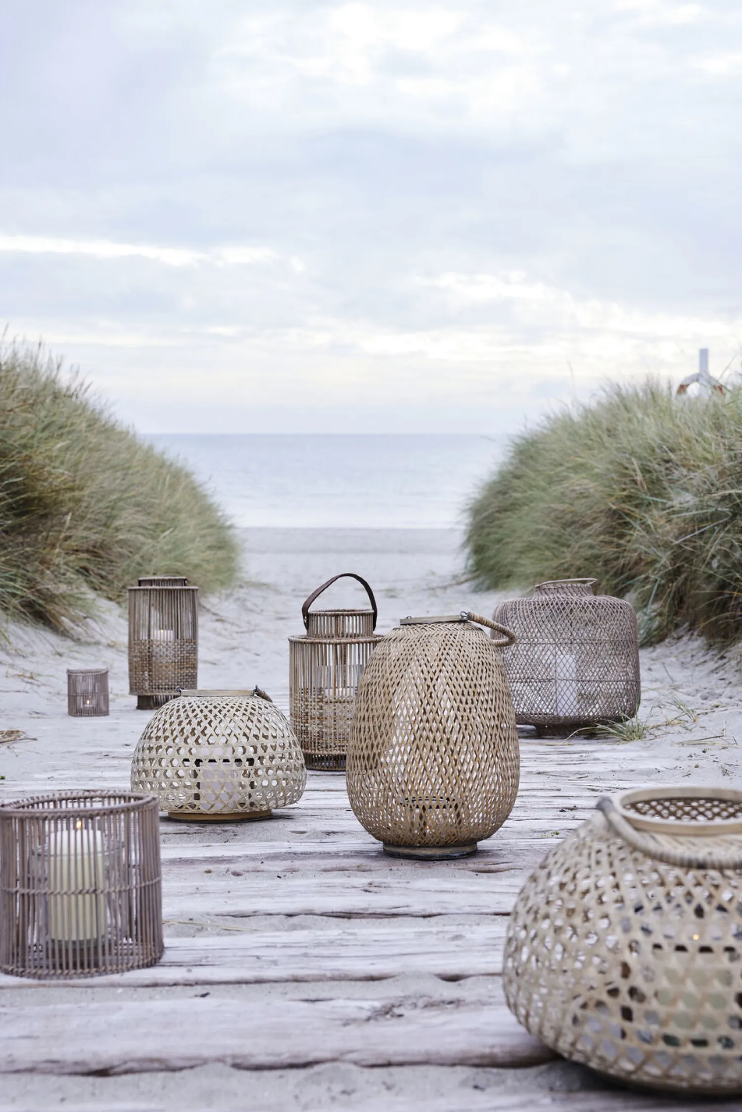 - Noralle lanterne 51x27 cm. naturflet^Lene Bjerre Clearance