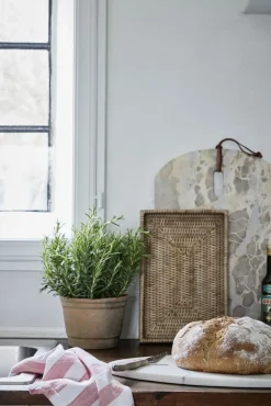 - Olivia mundserviet 40x40 cm. rød stribet^Lene Bjerre Online