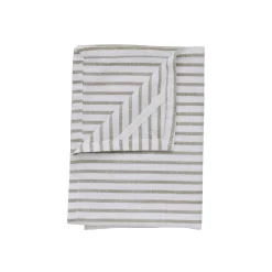 - Olivia viskestykke 70x50 cm. beige stribet^Lene Bjerre Sale
