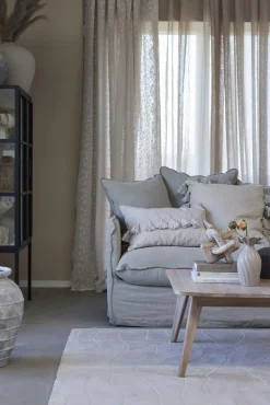 - Petrine gardinfag 250x140 cm. sand*Lene Bjerre