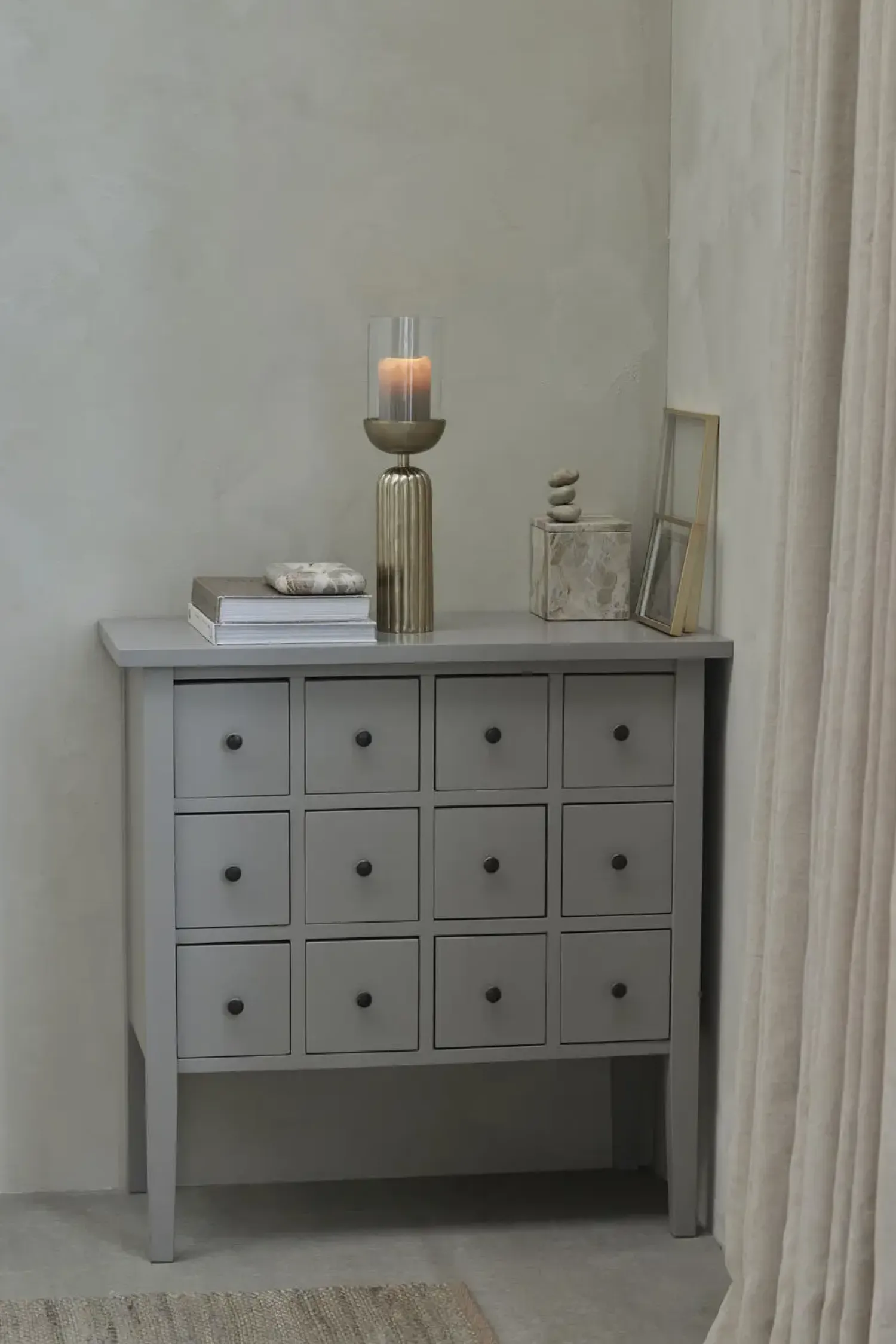 - Sandia stage til bloklys H43,5 cm. lys guld*Lene Bjerre Hot