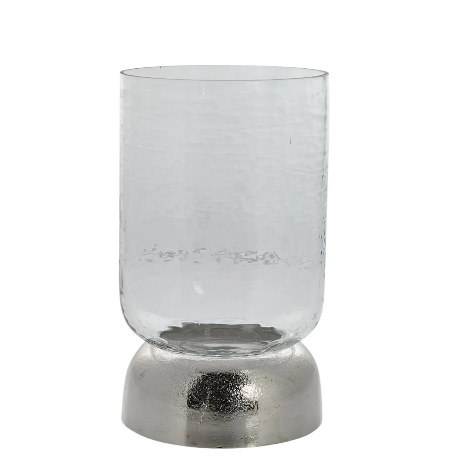 - Sandia stage til bloklys H28,7 cm. sølv^Lene Bjerre Best