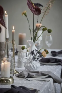 - Sandia stage til bloklys H20,7 cm. lys guld*Lene Bjerre Hot