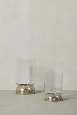 - Sandia stage til bloklys H28,7 cm. lys guld*Lene Bjerre Outlet