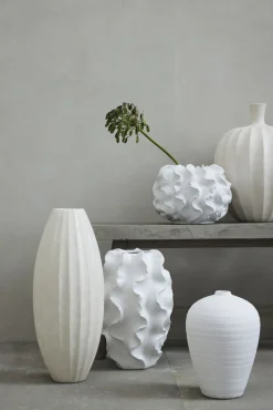 - Sannia vase H37,5 cm - Hvid^Lene Bjerre Sale