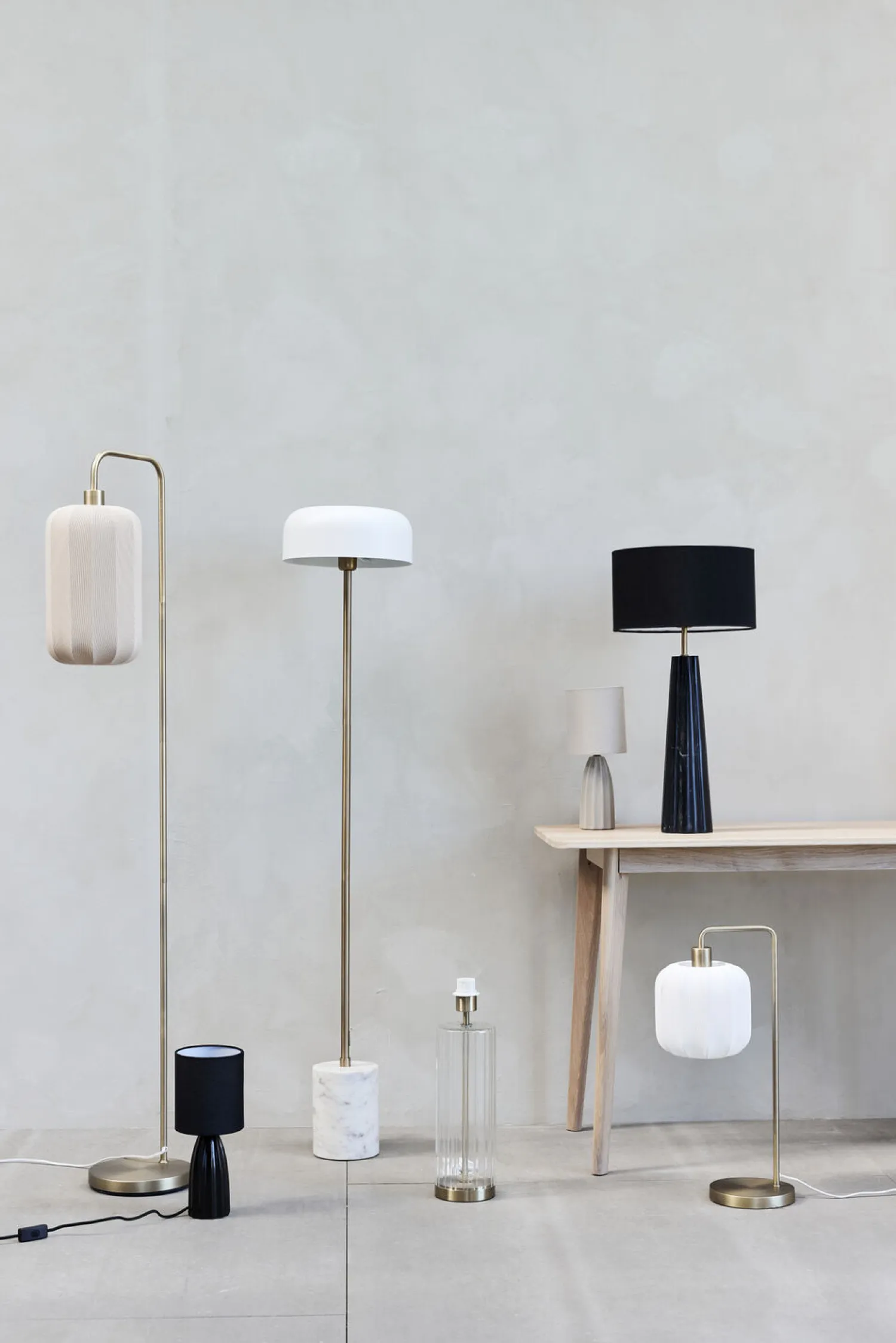 - Sarah bordlampe 34x14 cm. sort*Lene Bjerre New