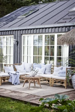 - Shella dekorationsvase H23 cm. hvid*Lene Bjerre Outlet