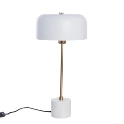 - Sofillia bordlampe H53 cm. hvid marmor^Lene Bjerre Best