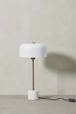 - Sofillia bordlampe H53 cm. hvid marmor^Lene Bjerre Best