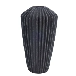 - Susia vase H26,5 cm. mørkegrå^Lene Bjerre Discount