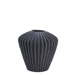 - Susia vase H16,5 cm. mørkegrå*Lene Bjerre New