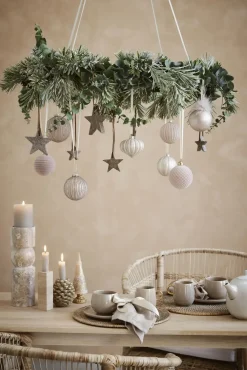 - Travina lysestage 11,5 cm. sand marmor^Lene Bjerre Best