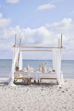 - Valona vase i stentøj30x27 cm. sand*Lene Bjerre Outlet