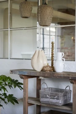 - Valona vase i stentøj30x27 cm. sand*Lene Bjerre Outlet