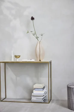 - Valona vase i stentøj40,5x23 cm. sand^Lene Bjerre