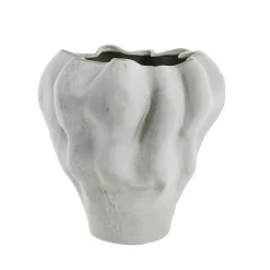 - Viola vase i stentøj 33x33 cm. hvid^Lene Bjerre Sale