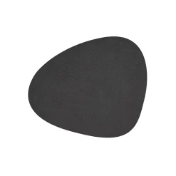 - Dækkeserviet - Table mat curve - Hippo Black Antracite - 24x28 cm*LindDNA Online