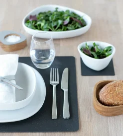 - Dækkeserviet - Table mat square - Hippo Olive Green 35x45 cm*LindDNA Best