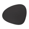 - Dækkeserviet - Table mat curve - Core Flecked Anthracite - 37x44 cm*LindDNA Discount