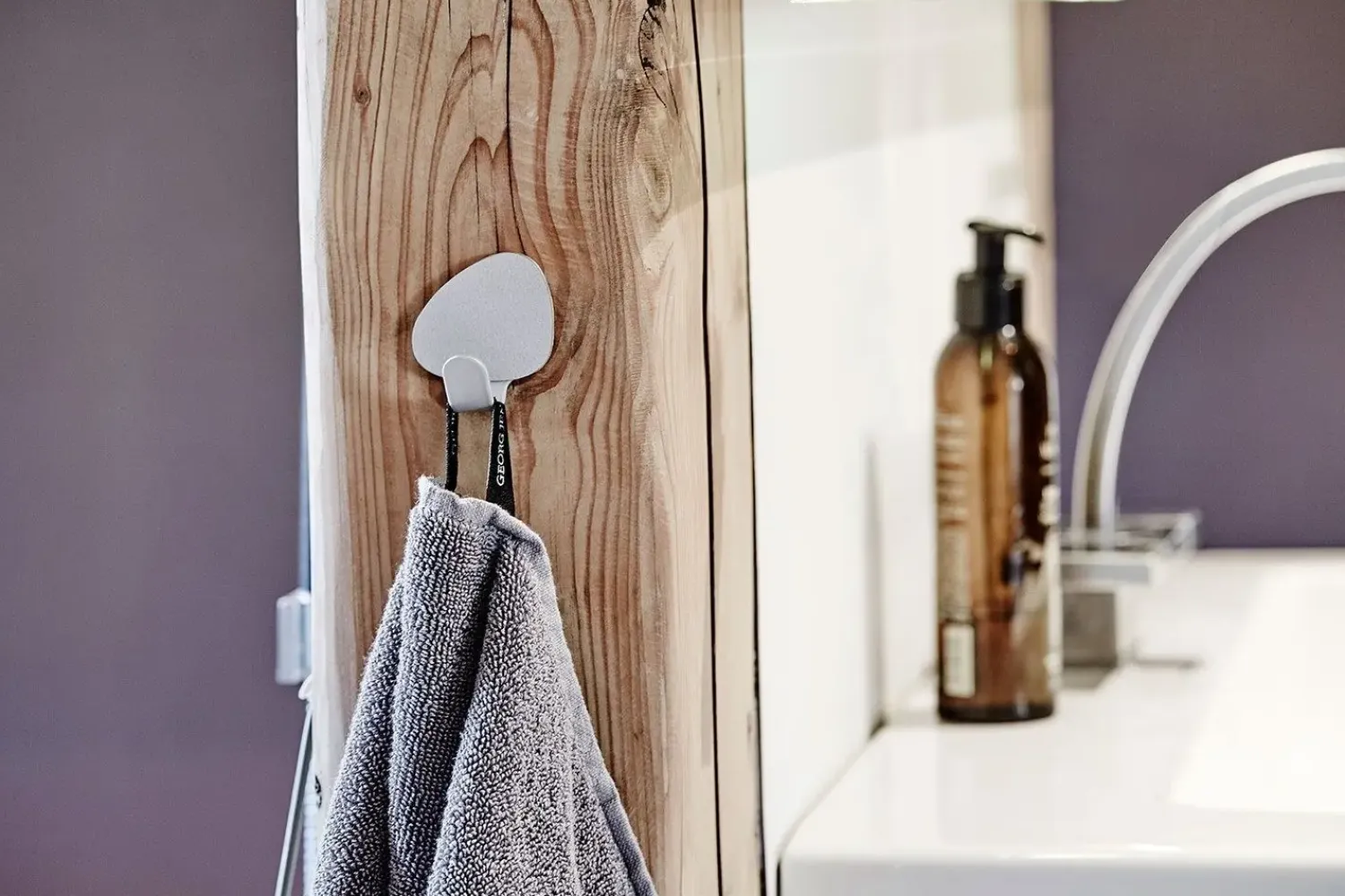 - Knager Curve hook (2 stk.) Nupo black / Alu black (small)^LindDNA Sale