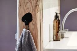 - Knager Curve hook (2 stk.) Nupo black / Alu black (small)^LindDNA Sale