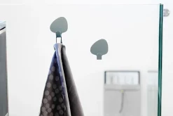 - Knager Curve hook (2 stk.) Nupo metallic / Alu metallic (small)*LindDNA New