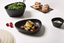 - Stoneware Bowl S, Black^LindDNA Hot