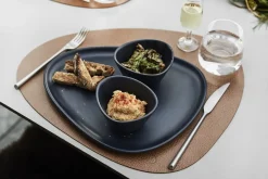 - Stoneware tallerken, Dinner Plate, Sort^LindDNA