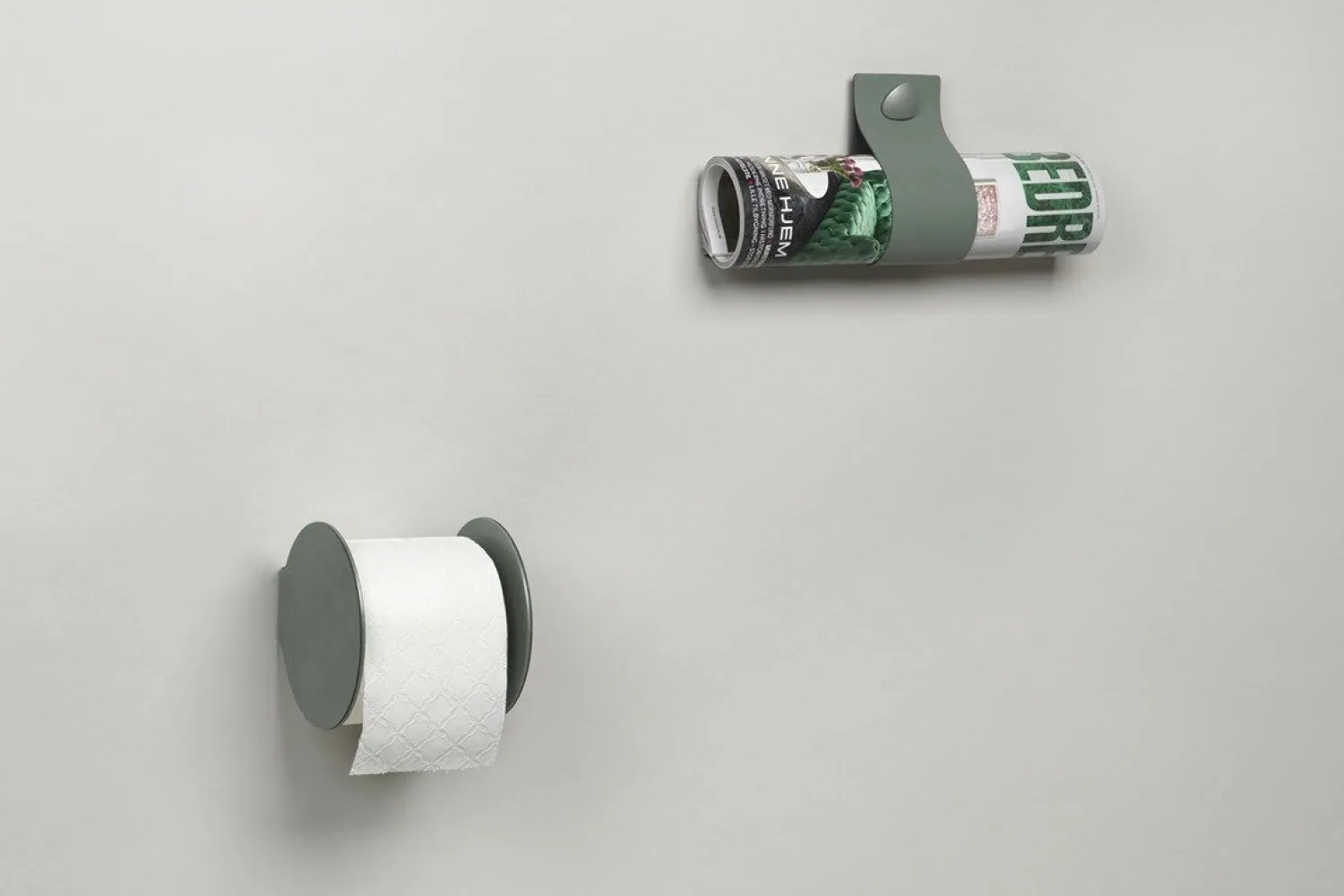 - Toiletrulleholder - Nupo Black/ Alu Black*LindDNA Best