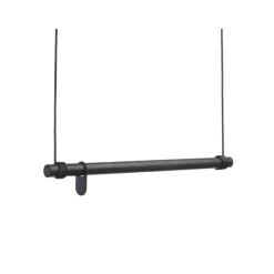 bøjlestang - Swing 80 cm (black oak/black lether cord)^LindDNA Discount