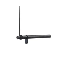 bøjlestang - Wall swing 50 cm - Sort med sort læderstrop^LindDNA Best