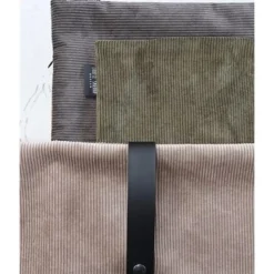 - fløjl pude Corduroy - Sand farvet (50x50 cm)*Louise Smærup Outlet