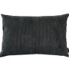 - Pude Corderoy - Dark Grey (80x50 cm)*Louise Smærup Outlet