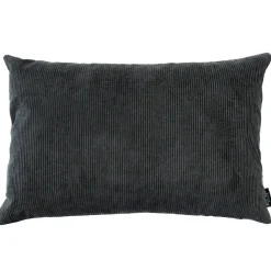 - Pude Corderoy - Dark Grey (80x50 cm)*Louise Smærup Outlet
