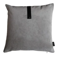 - Pude Corduroy - Icecold Grey (50x50 cm)*Louise Smærup New