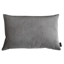 - Pude Corduroy - Icecold Grey (40x60 cm)^Louise Smærup Discount