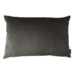 - Pude, fløjl u. strop - Taupe (50x50 cm.)*Louise Smærup Online