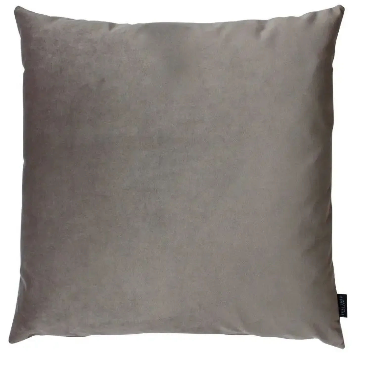 - Pude, velour u. strop - Brown/grey (50x50 cm.)^Louise Smærup Online