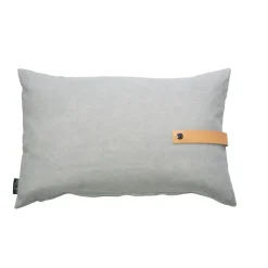 pude - Grå pude i canvas 60 x 40*Louise Smærup Clearance