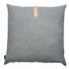 pude - Vendbar pude i grå Canvas 65 x 65 cm*Louise Smærup Outlet