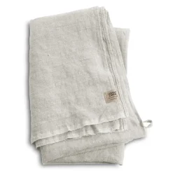 - Badehåndklæde - Light Grey - 90x145 cm^Lovely Linen New