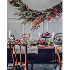 - Dug - Chocolate - 145x300 cm^Lovely Linen Sale