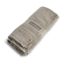 - Dug - Lovely - Natural Beige - 145x250 cm^Lovely Linen New
