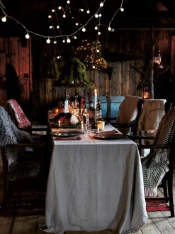 - Dug - Natural Beige - 145x380 cm*Lovely Linen Best