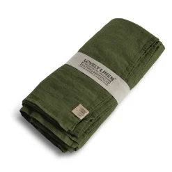- Dug, Jeep Green - 145x300 cm^Lovely Linen Online